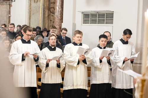 Feier der Beauftragung im Wiener Priesterseminar / Erzdiözese Wien/ Schönlaub, Stephan Schönlaub