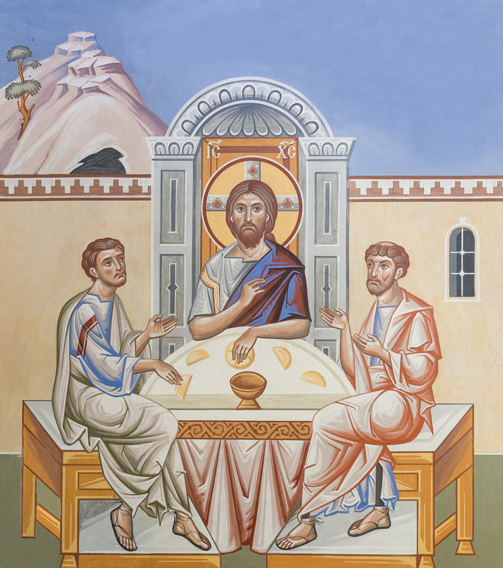 Christus in Emmaus. Russisch-Orthodoxe Kathedrale zum heiligen Nikolaus