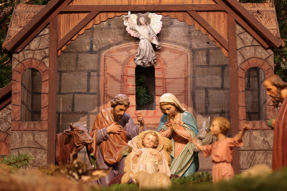 Weihnachtskrippe Maria Hietzing